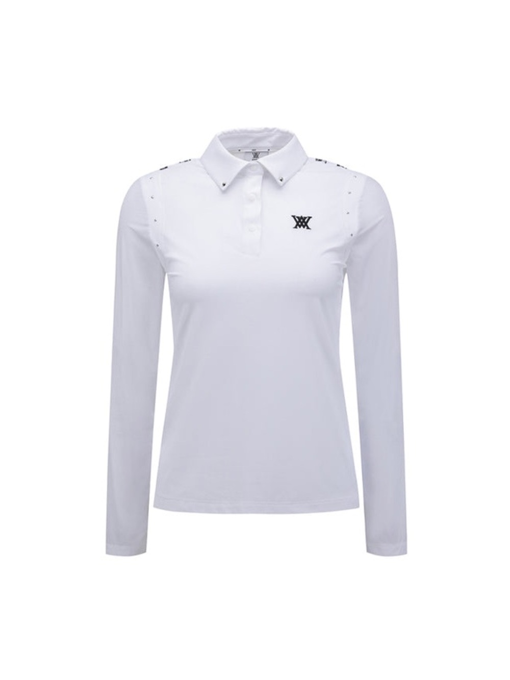 ANEW Golf women's white long-sleeve polo shirt size small